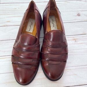 Rare Mezlan Men’s Shoe in Brown Leather size 8